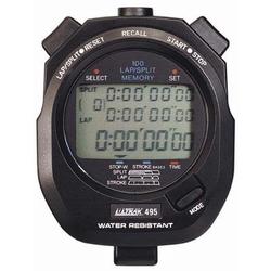 Ultrak 495-BLK 100 Lap Memory Stopwatch (With 3 Line Display) - Black