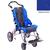 Convaid CX10 903314-903850 Cruiser Cordura 30 Degree Fixed Tilt Wheelchair - Mediterranean Blue Made in USA 