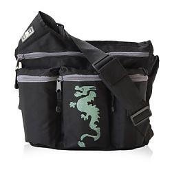 Diaper Dude 100D BLACK BAG DRAGON