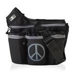 Diaper Dude 100P BLACK BAG WITH PEACE