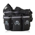 Diaper Dude 100S BLACK SKULL & CROSS BONES BAG