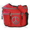 Diaper Dude 103P RED PEACE DIAPER BAG