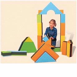 Edushape 710144 Jumbo Textured Blocks