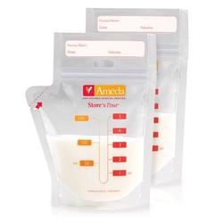 Ameda 17243 Store N Pour Breast Milk Storage Bags, 40 ct