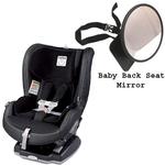 Peg Perego Primo Viaggio Convertible Car Seat w/Back Seat Mirror - Licorice