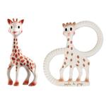 Vulli Sophie The Giraffe Teether Toy Set - with Original Sophie and Sophie The Giraffe Vanilla Teething Ring