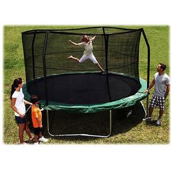 Bazoongi Kids JP1414C JUMPPOD 14' Trampoline and Enclosure