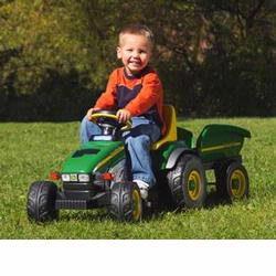 Peg Perego IGCD0522 John Deere Farm Tractor and Trailer