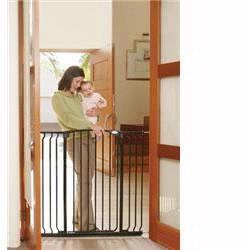 DreamBaby L792B Extra Tall Hallway Security Gate Combo, Black