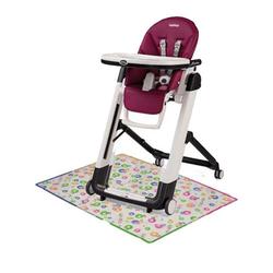 Peg Perego Siesta High Chair with Splat Matt - Berry