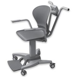 Rice Lake 550-10-1 Digital Physician Chair Scale, 660 x 0.2 lb