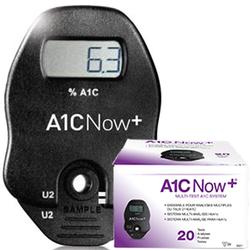  A1CNow® glycated hemoglobin - HbA1c, - hemoglobin A1C Multi-test system for professional use 20 tests