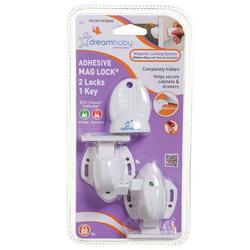 Dreambaby L856 - Adhesive Mag Lock 2 Locks 1 Key