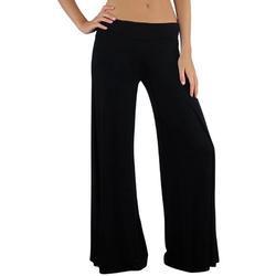 Hybrid - Womens Wide Leg Boho Palazzo Gaucho Pants - Plus Size 1X - Black 