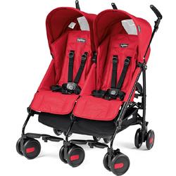 Peg Perego - Stroller Pliko Mini Stroller Twin Mod Red - OPEN BOX