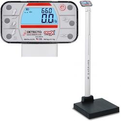 Detecto APEX-WI-AC Physician Scale With Mechanical Height Rod AC adapter and Wi-Fi  600 x 0.2 lb