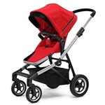 Thule 11000004 Sleek Four-Wheel Stroller in Energy Red