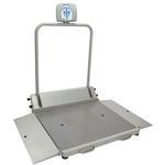 HealthOMeter 2610KL-BT Digital Wheelchair Dual Ramp Scale with Built-in Pelstar Wireless Technology 1000 x 0.2 lb