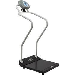 Health-O-Meter 3001KG-AMX Antimicrobial Digital Platform Scale with Extended Handrails KG Only 454 x 0.1 kg