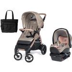 Peg Perego Booklet 50 Travel System - Mon Amour with BONUS Diaper Bag