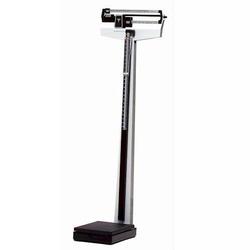 Health O Meter 402KLWHCW Mechanical Beam Physicians Scale Fixed Poise Bar, Height Rod, Wheels and Counterweights - 490 x 1/4 lb