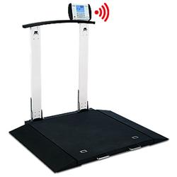 Detecto 6560-C Portable  Handrail Wheelchair Scale with WiFi / Bluetooth 1000 lb x 0.2 lb