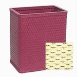 S426-Y Redmon Chelsea Collection Square Wastebasket - Yellow